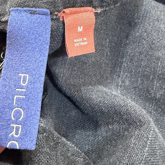 Anthropologie Pilcro  Women’s Medium Denim Black Overalls Mini Dress Boho Jean - Picture 11 of 12